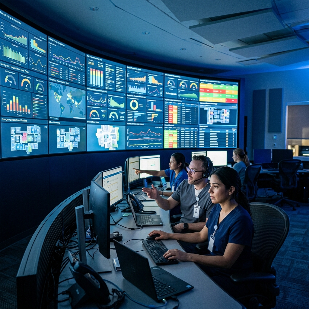 Electronic medical records and clinical analytics dashboard
